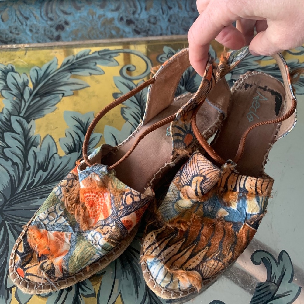 Aedo orange colorful espadrilles - Picture 2 of 7